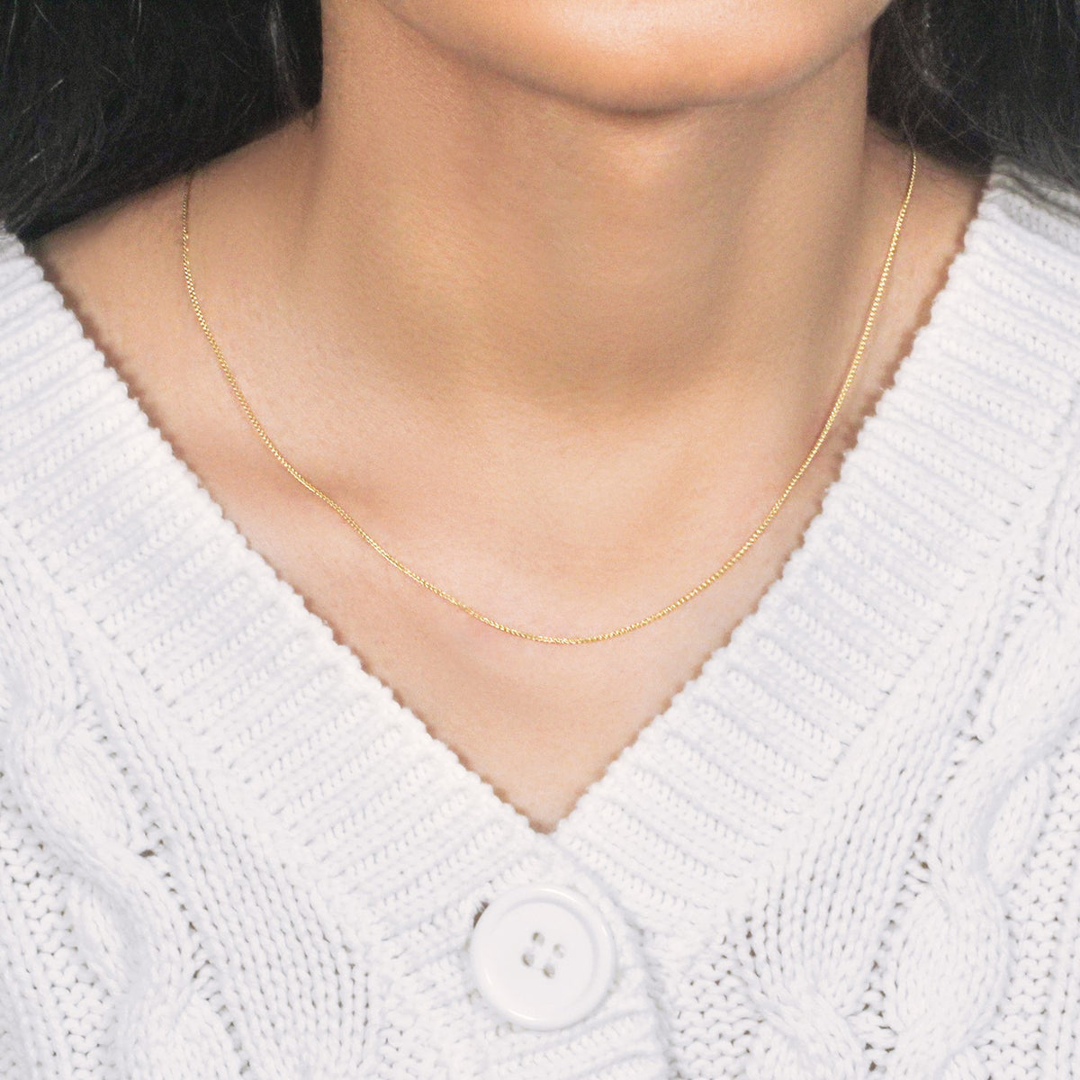 14k Round Wheat Chain