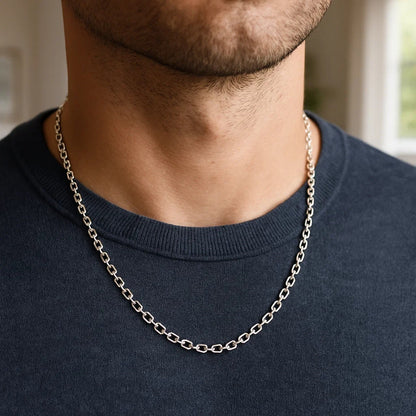 14k Diamond Cut Cable Link Chain (3.70 mm)