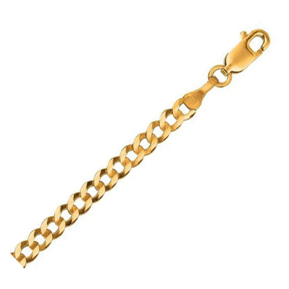 14k Solid Curb Chain