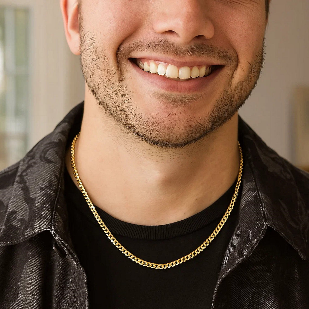 14k Solid Curb Chain
