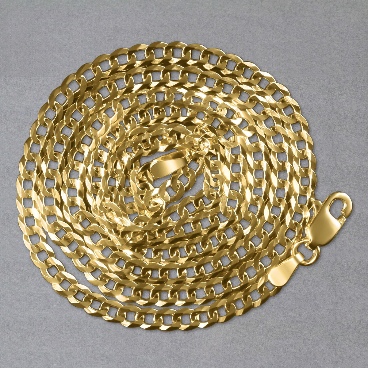 14k Solid Curb Chain