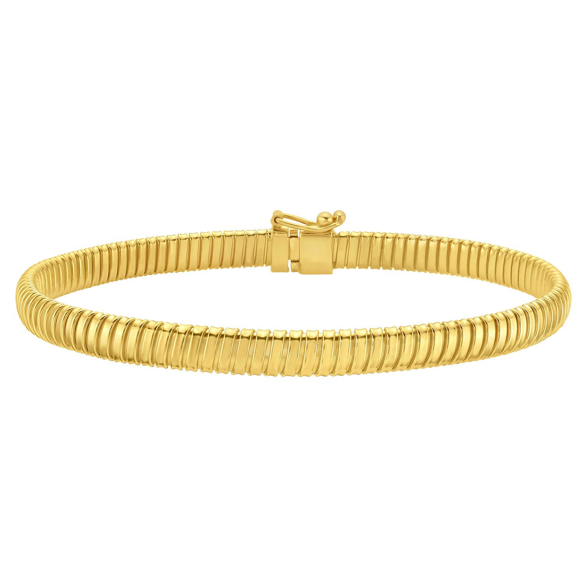 14K Yellow Gold Tubogas Bracelet (5.00 mm)