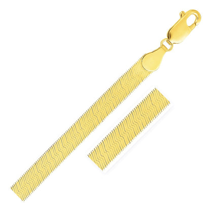 14k Yellow Gold Super Flex Herringbone Chain