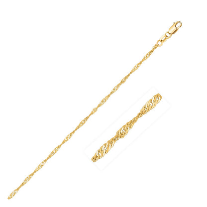 14k Singapore Chain