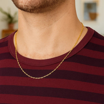 14k Singapore Chain