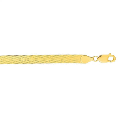 14k Super Flex Herringbone Bracelet (6.00 mm)
