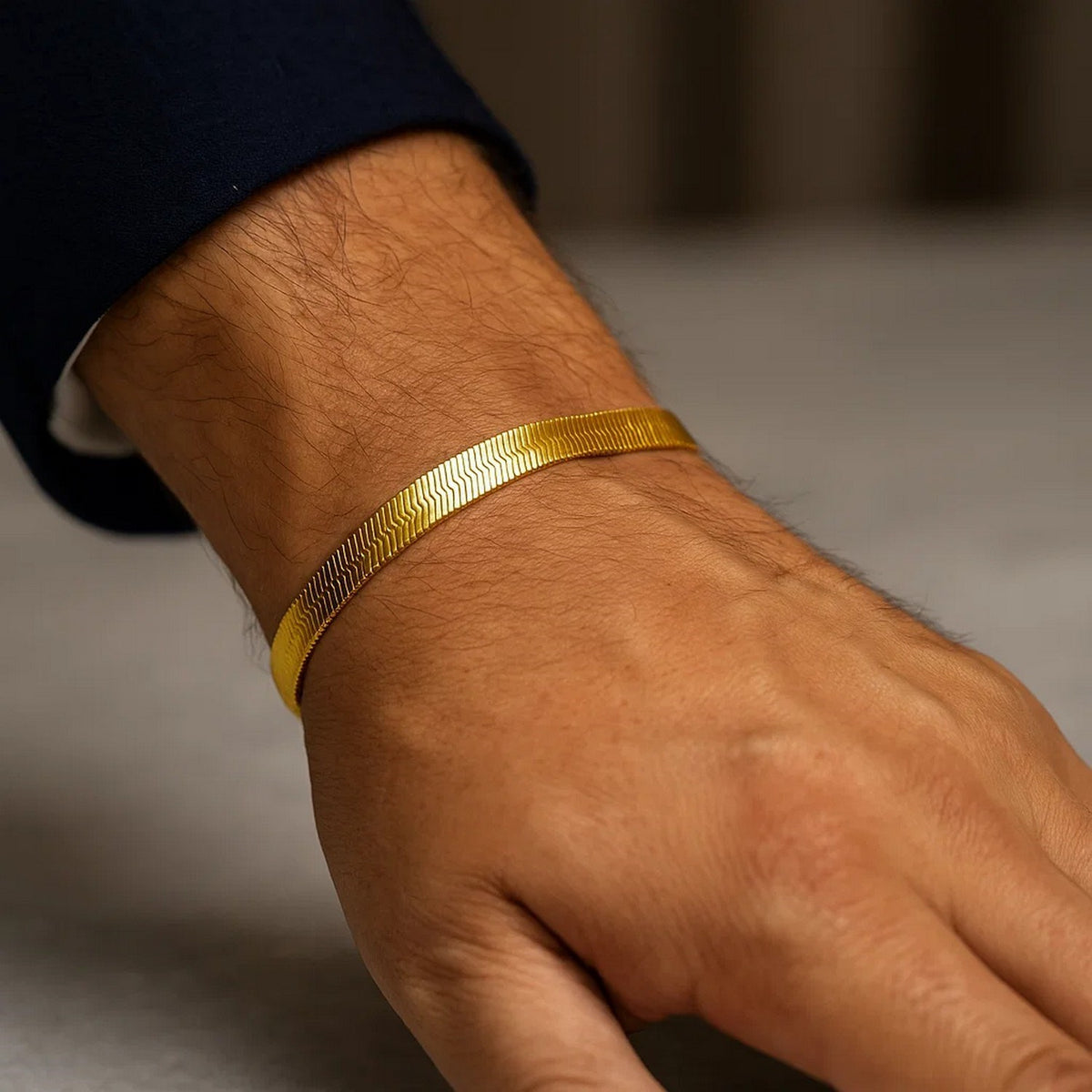 14k Super Flex Herringbone Bracelet (6.00 mm)