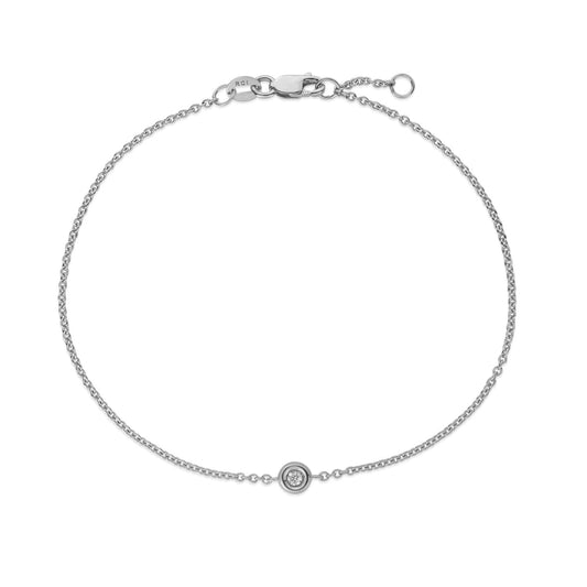 14K Solo Diamond Bracelet