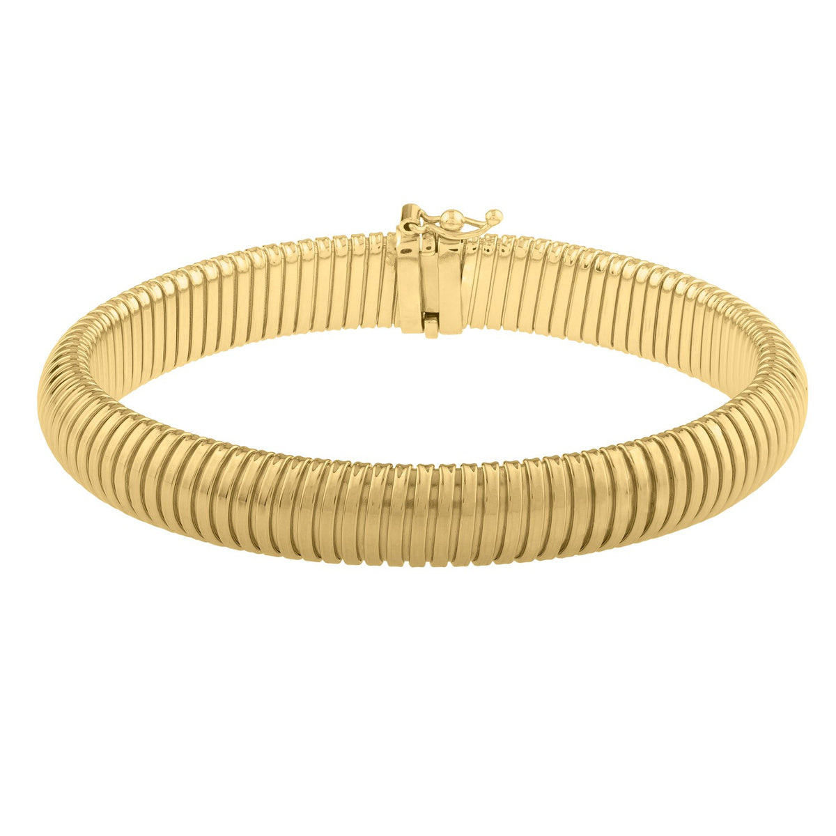 Tubogas Bracelet  in 14K Yellow Gold (5.00 mm)
