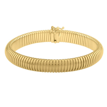 Tubogas Bracelet  in 14K Yellow Gold (5.00 mm)
