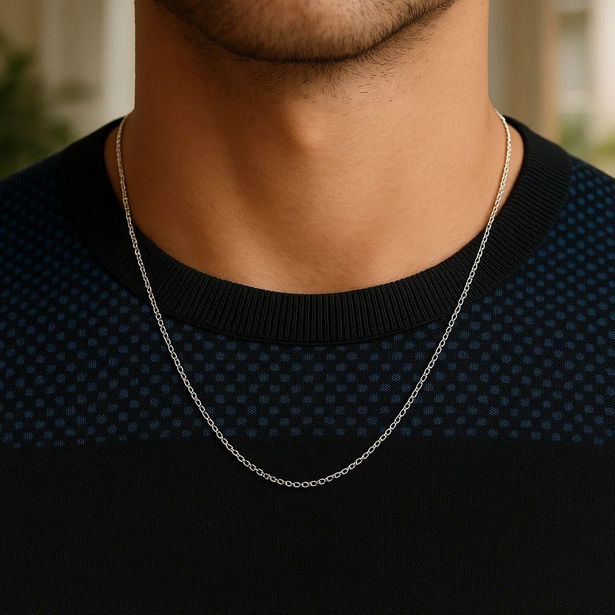 14k Diamond Cut Rolo Chain (1.10 mm)