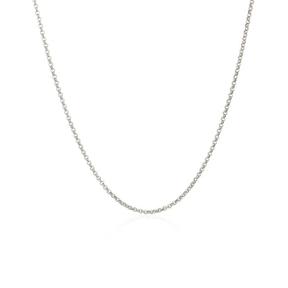 14k Diamond Cut Rolo Chain (1.10 mm)