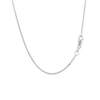 14k Diamond Cut Rolo Chain (1.10 mm)