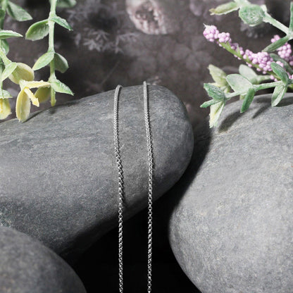 14k Diamond Cut Rolo Chain (1.10 mm)