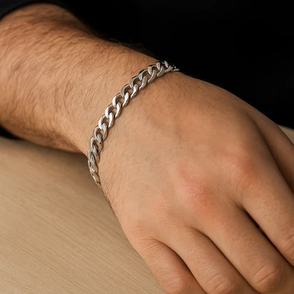 14k Miami Cuban Semi Solid Bracelet (4.50 mm)