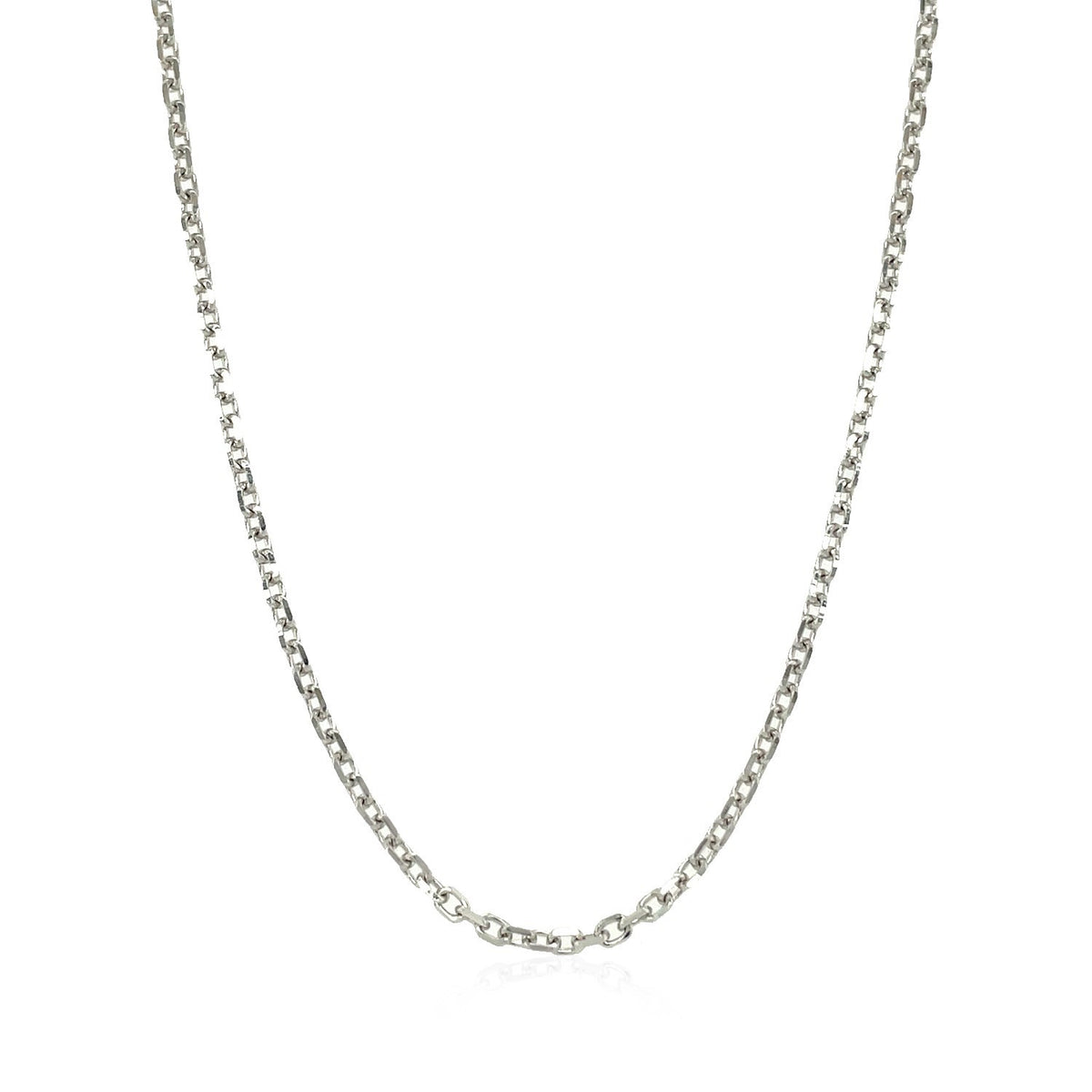 18k Diamond Cut Cable Link Chain