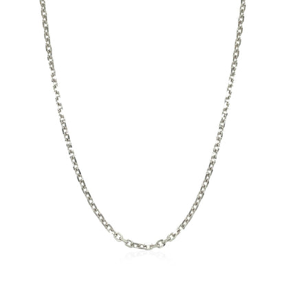 18k Diamond Cut Cable Link Chain