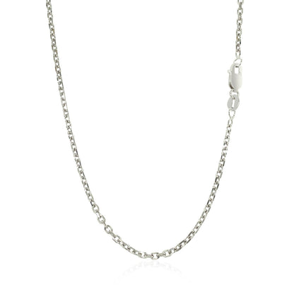 18k Diamond Cut Cable Link Chain