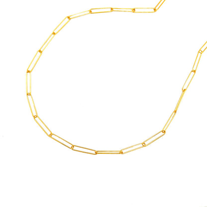 14k Wire Paperclip Chain (2.7 mm)
