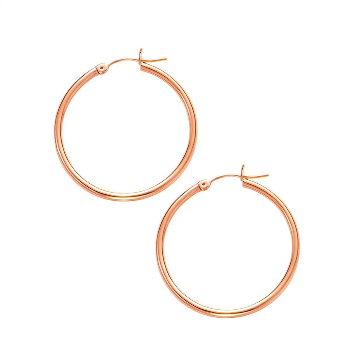 Classic Hoop Earrings in 14K