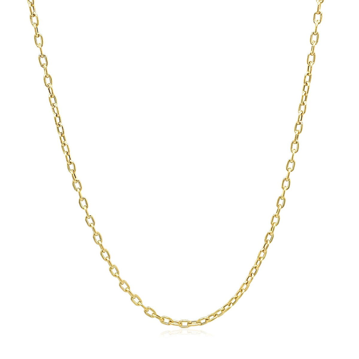Double Extendable Cable Chain in 14k