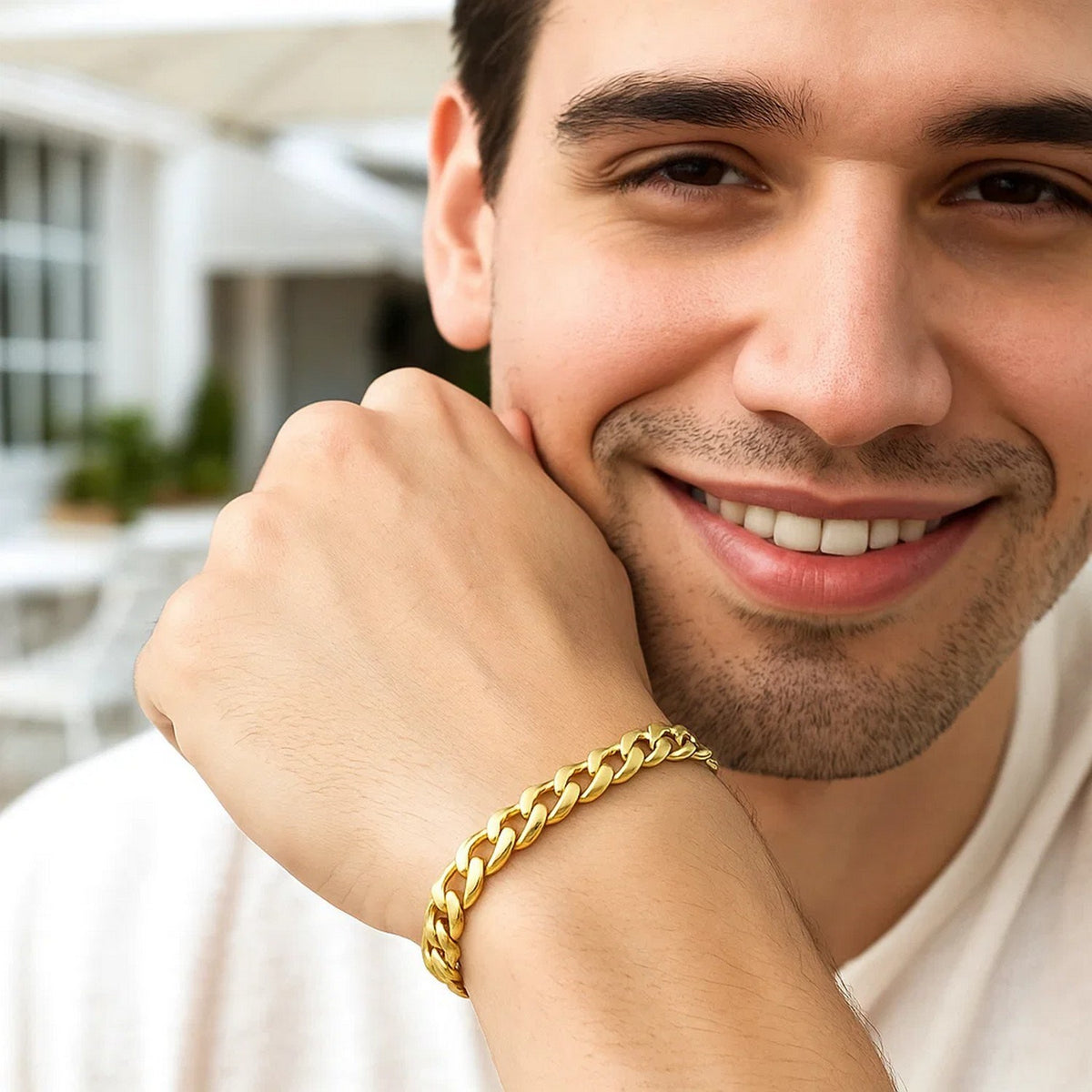 14k Miami Cuban Semi Solid Bracelet (4.50 mm)