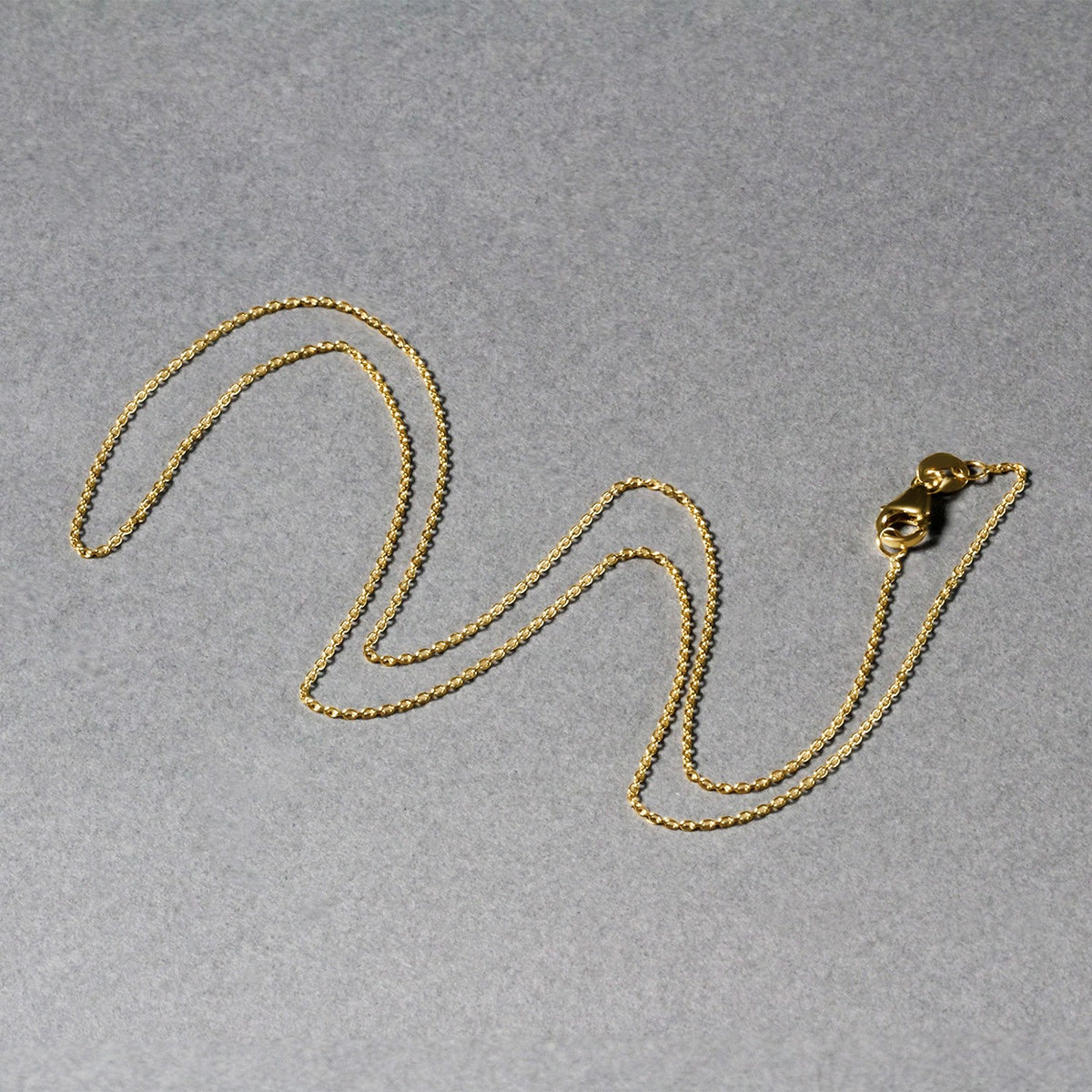 18k Round Cable Link Chain