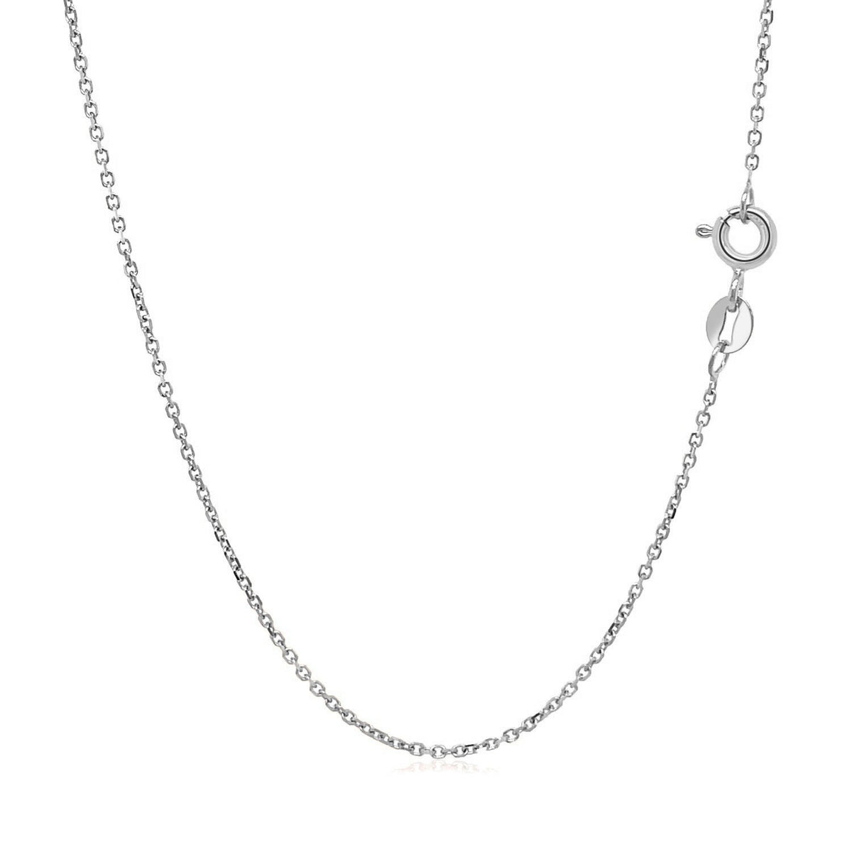 18k Diamond Cut Cable Link Chain