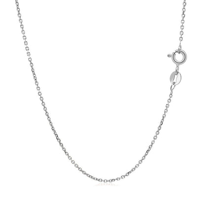 18k Diamond Cut Cable Link Chain