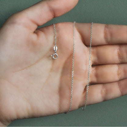 18k Diamond Cut Cable Link Chain