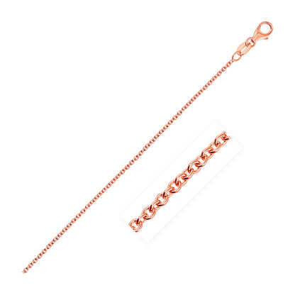 14k Round Cable Link Chain