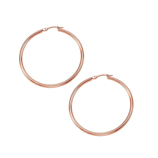 Classic Hoop Earrings in 14K