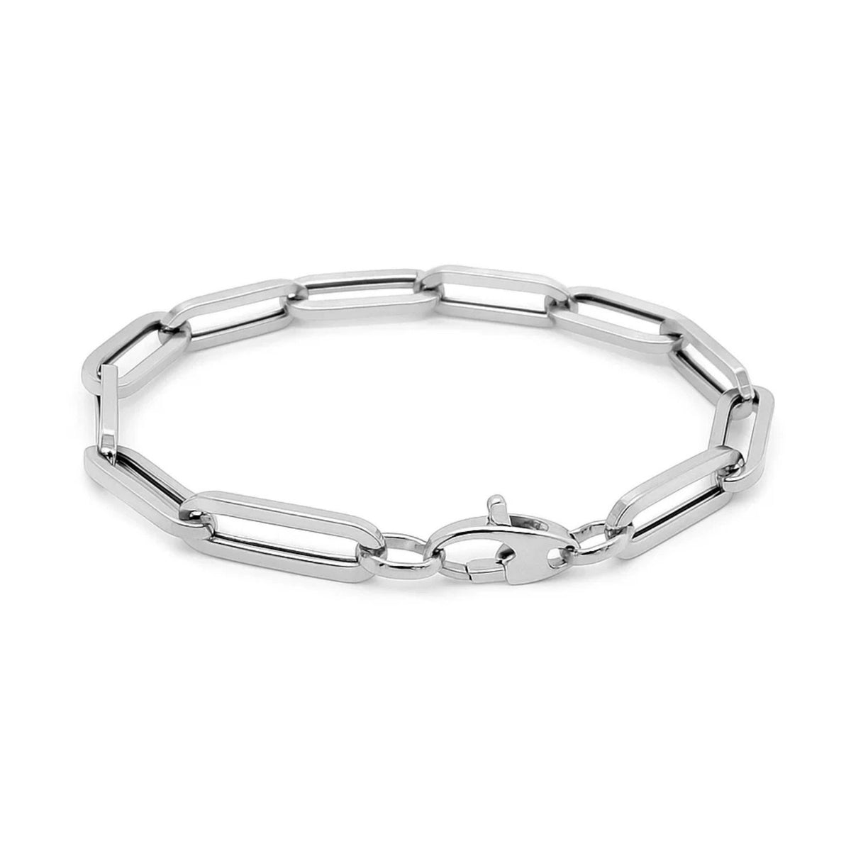 14K Extra Wide Paperclip Chain Bracelet (6.10 mm)