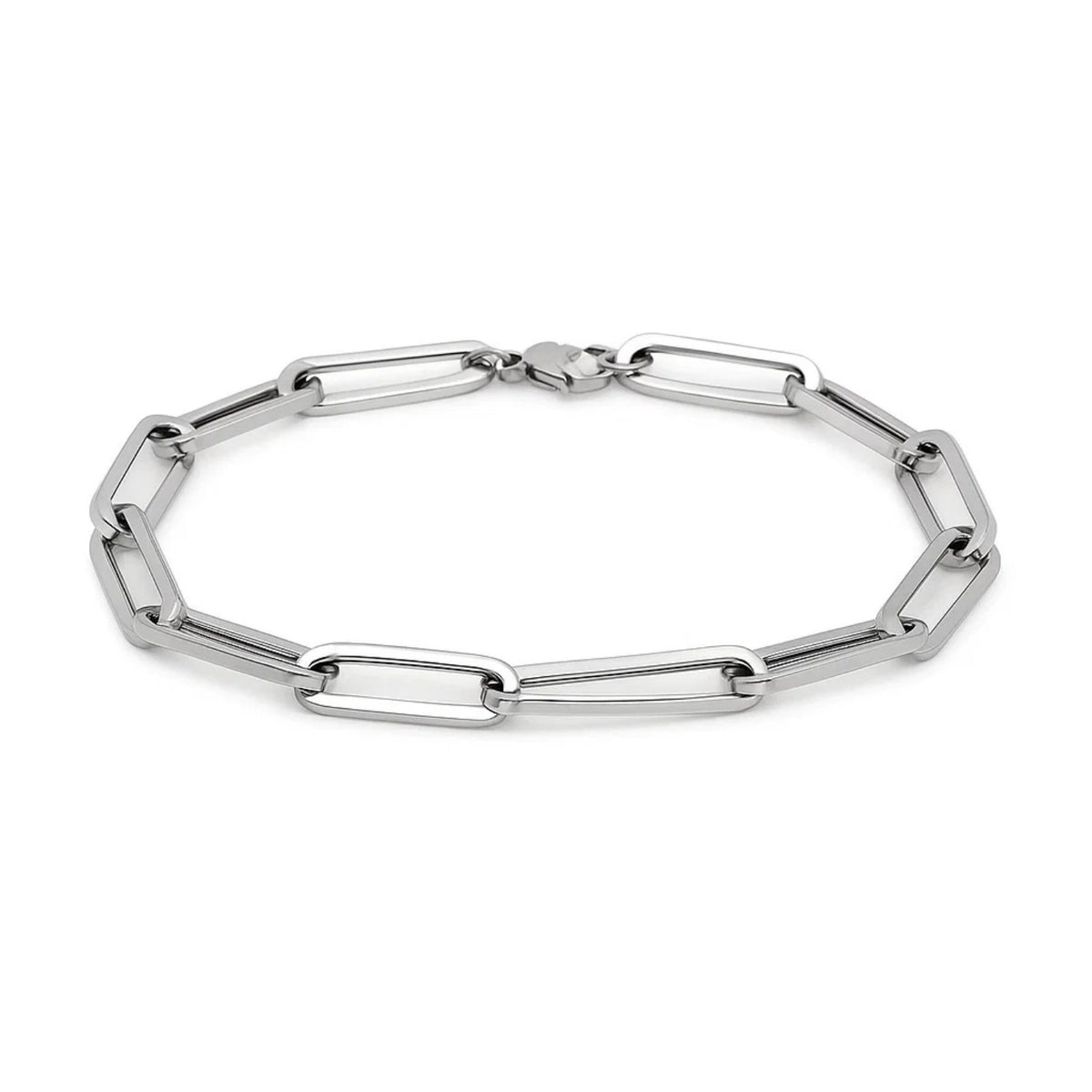 14K Extra Wide Paperclip Chain Bracelet (6.10 mm)