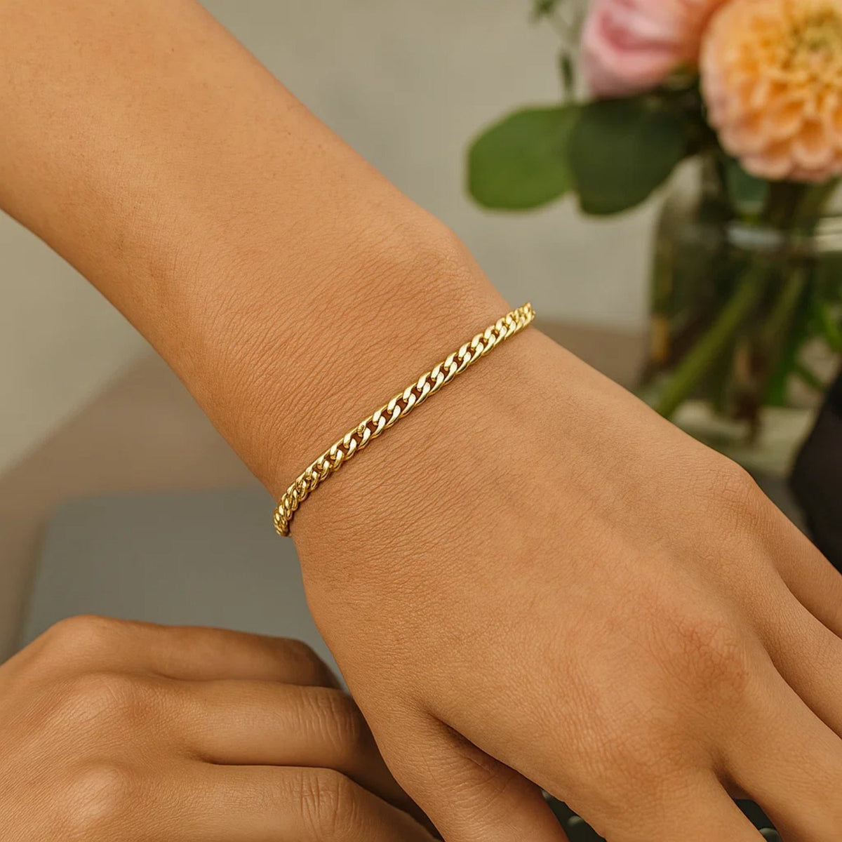 14k Classic Miami Cuban Solid Bracelet (5.00 mm)