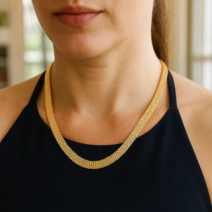 14k Yellow Gold Bismark Chain