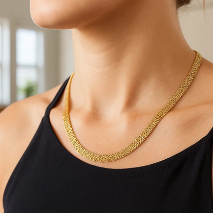 14k Yellow Gold Bismark Chain