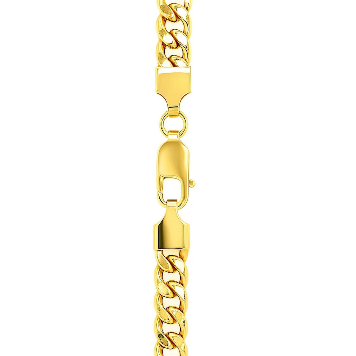 14k Miami Cuban Semi Solid Chain