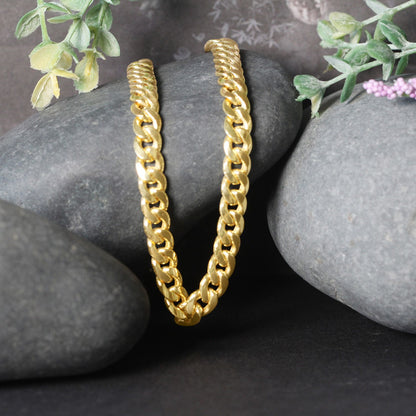 14k Miami Cuban Semi Solid Chain