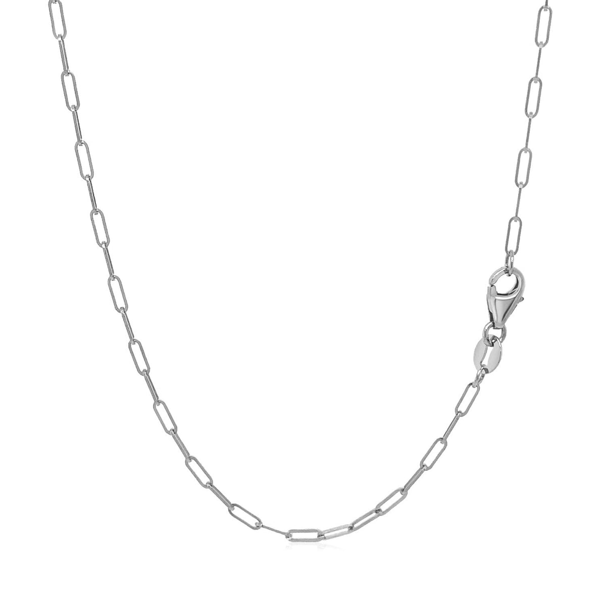 14K Yellow Gold Fine Paperclip Chain