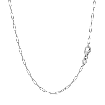 14K Yellow Gold Fine Paperclip Chain