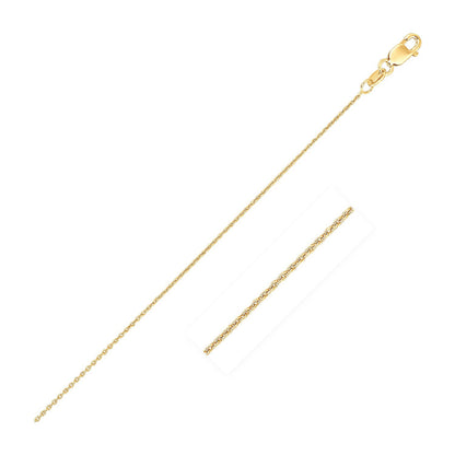 14k Oval Cable Link Chain