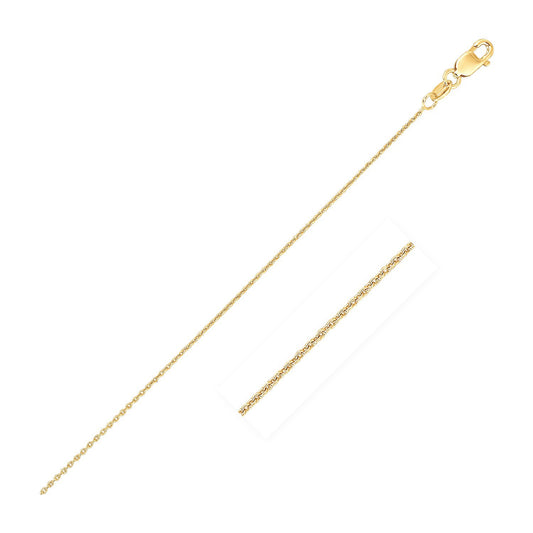 14k Oval Cable Link Chain