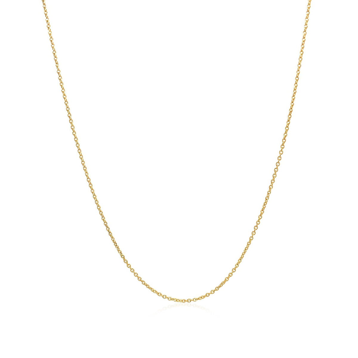 14k Oval Cable Link Chain