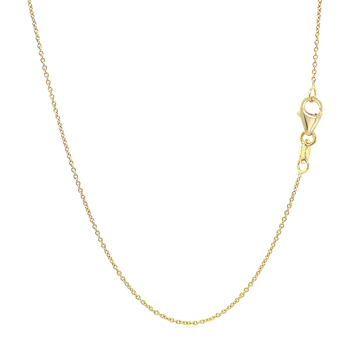 14k Oval Cable Link Chain