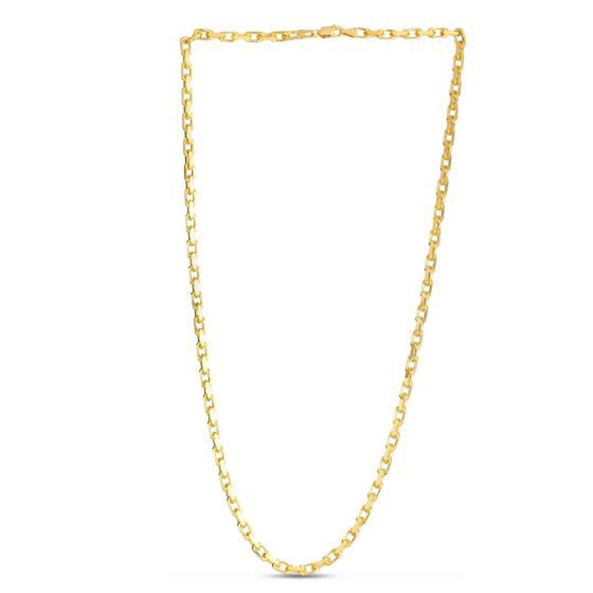 14k Yellow Gold French Cable Link Chain