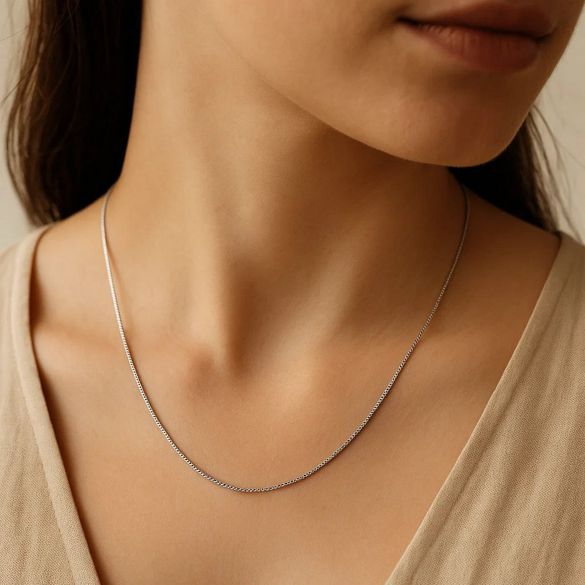 14k Classic Box Chain