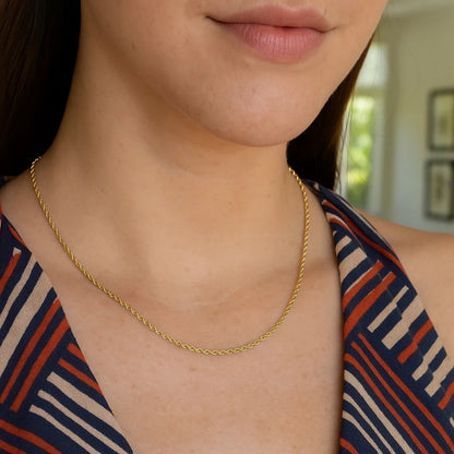 14k Light Rope Chain