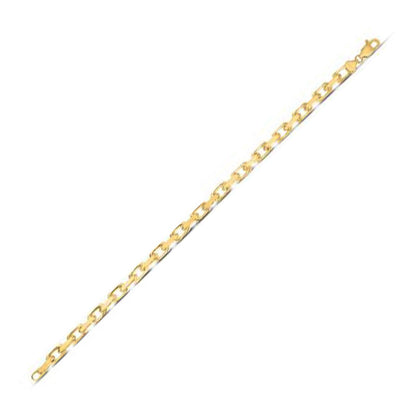 14k French Cable Chain Bracelet (2.50 mm)