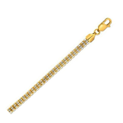 Ice Barrel Chain in 14k